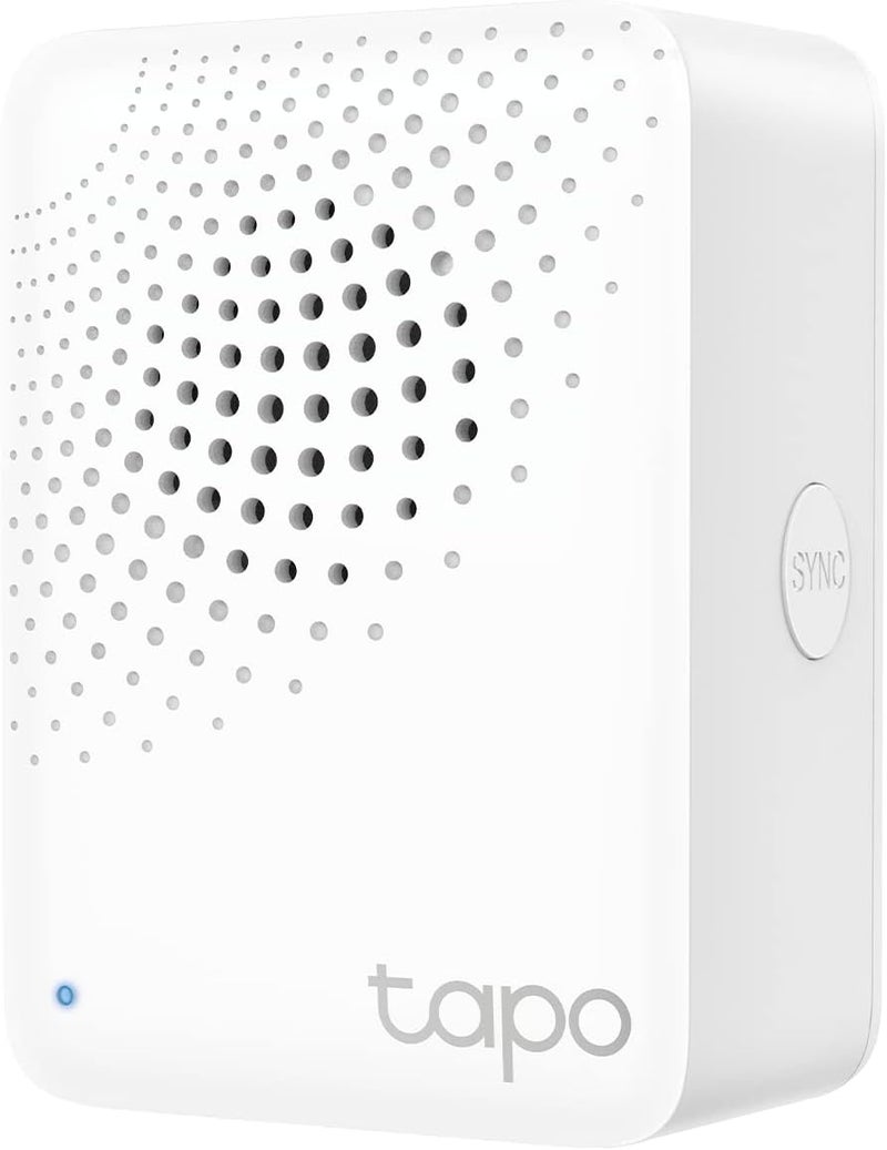tapo Smart Hub with Built-in Chime, REQUIRES 2.4GHz Wi-Fi, Reliable Long-Range Connections with Sensors, Sub-1G Low-Power Wireless protocol, Connect up to 64 smart devices (H100) - Image 1